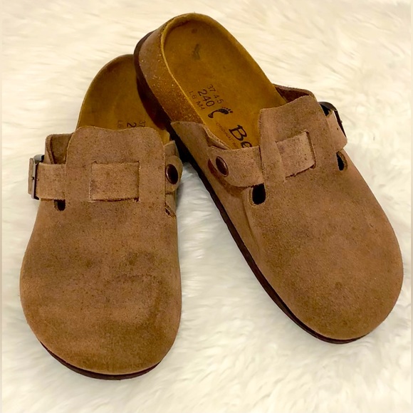 BETULA Birkenstock suede clogs shoes size 37 - Picture 1 of 16